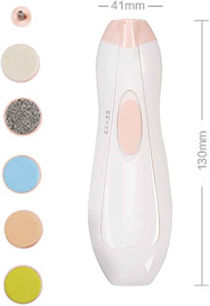 Baby Nail Trimmer, Baby Nail Clippers 8 in 1 Baby | Safe Electric Baby Nail Trimmer, Baby Nail File Kit, Trim Polish Grooming Kit for Newborn Infant or Moms Toenails Fingernails Care - LED Light