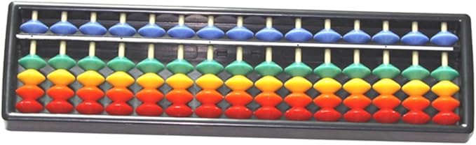 3pcs Colorful Plastic Abacus with 15 Rows, 5 Beads for ’s Mental Arithmetic, Lightweight Educational Portable Math Learning Tool, 3 Pieces per Pack