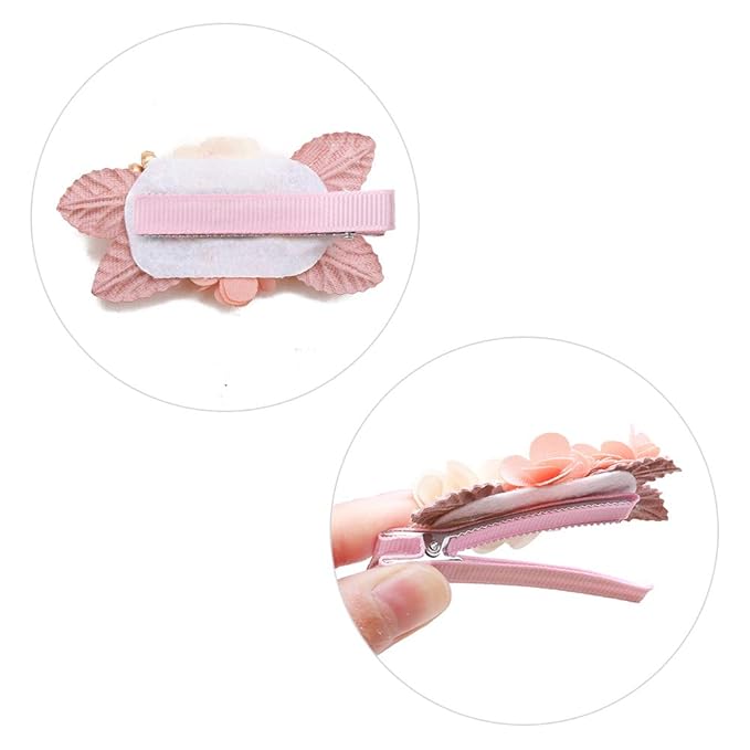 Flower Hair Clip BFNAAgirl Baby Girl Hair Bows Exquisite Hair Accessories Alligator Clips for Infants Toddlers Teen Kids Gift 6pcs/set