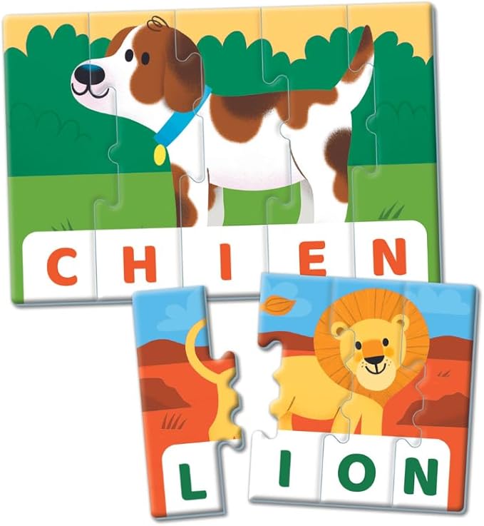 Clementoni | Letters and Words | Contains 16 Puzzles and 1 Guide. | 4 Years | 52791