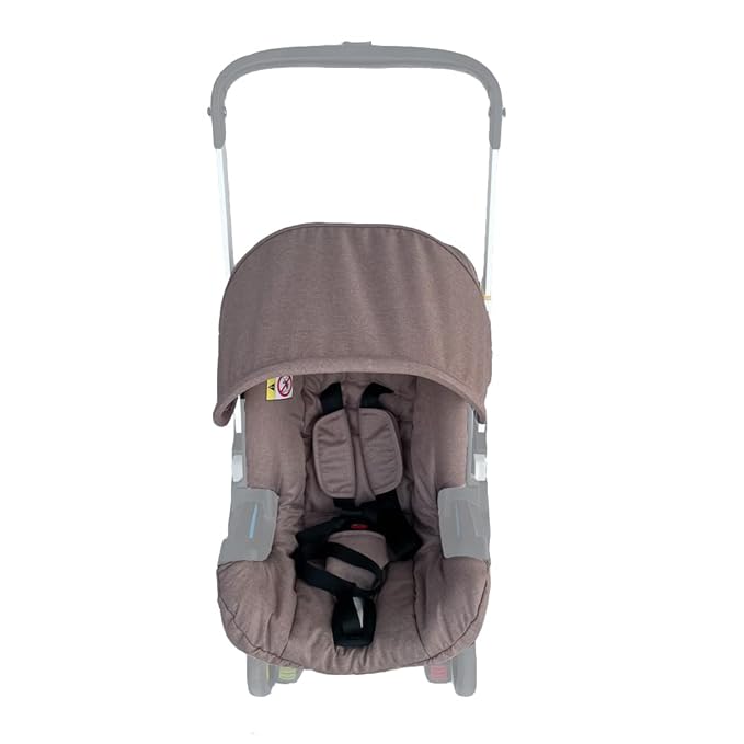 Changing Washing Kit,Canopy Sunshade Cover,Compatible with Car Seat Doona Strollers (Beige)