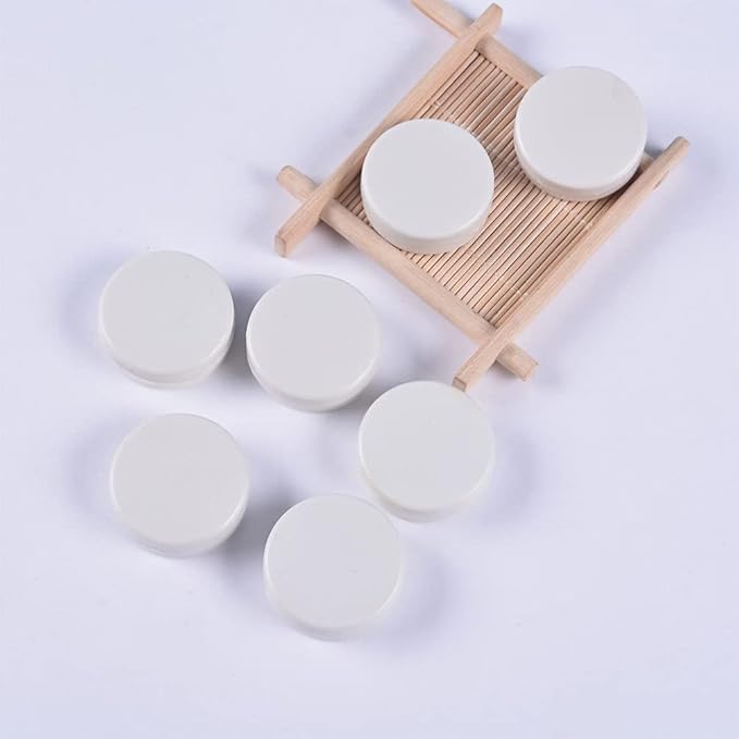 Baby Tots Baby Rattles 100 Pcs Toy Rattle Box Repair Pet Toy Noise Maker Insert Squeaker Plastic Ring Box Repair Fix for Pet Dog White 20mm