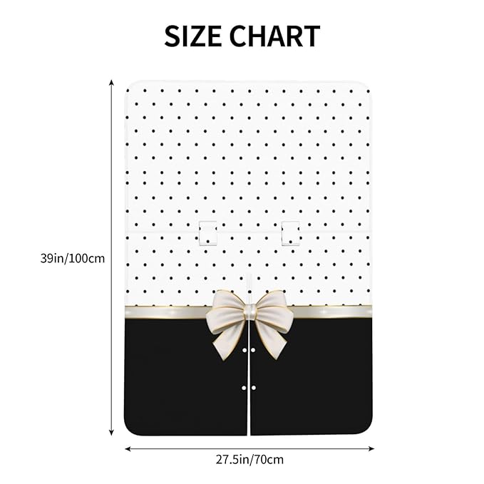 Black White Polka Dot Bow Car Seat Canopy Cover, Universal Fit for Infant Car Seats，Breathable,Multi-Use Nursing Cover, Gift Ready