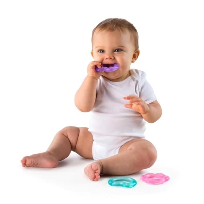 Bright Starts Chill & Teethe BPA-Free Teething Toy for Babies, Ages 3 Months+ (Pack of 2)