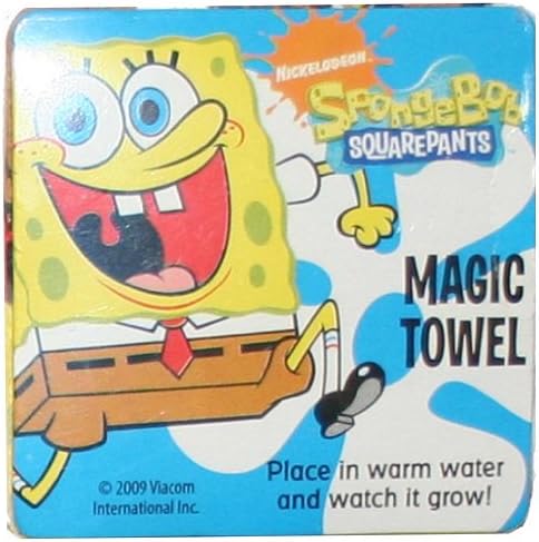 Nickelodeon SpongeBob SquarePants Cotton Yellow Washcloth Towel