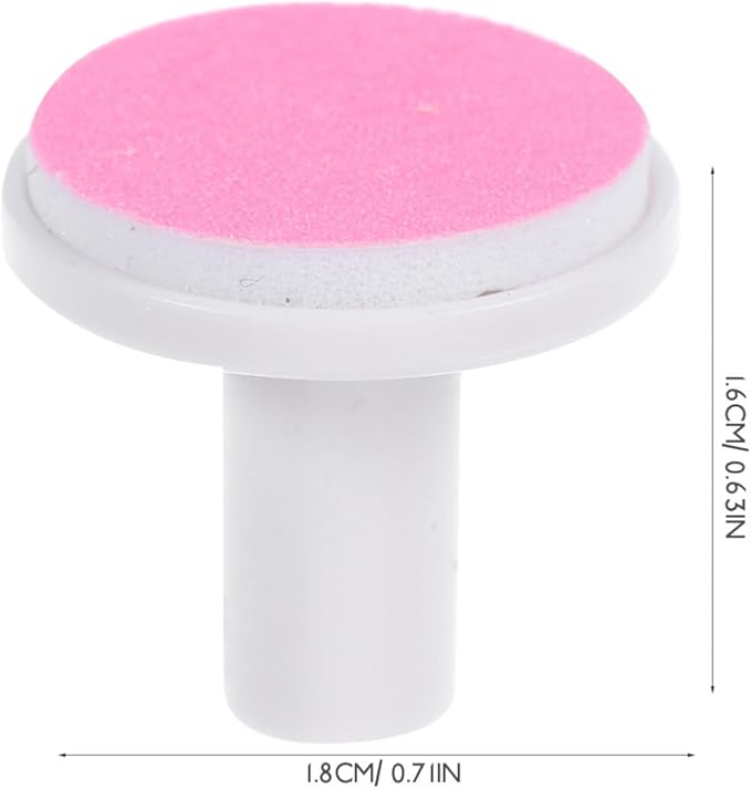 minkissy Electric Nail Grinder Replacement Heads 0.7 Inch Durable Nail Trimmer Pads for Adult Manicure Pedicure Cordless File Accessories