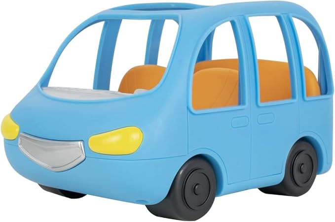 CoComelon Family Fun Car, with Sounds - Includes JJ - Plays Clip of Song, are We There Yet - Toys for Kids, Toddlers, and Preschoolers
