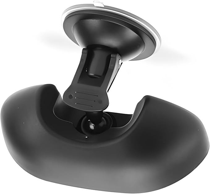 Universal Car Baby Mirror 360 Degree suction cup type Car Back Seat Baby View Mirror Adjustable Auxiliary Rear View Mirror 5.9Inch - Black