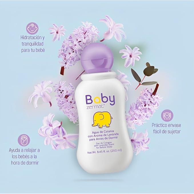 Zermat Baby Body Lotion With Lavender Aroma 8.45 Fl.Oz by Zermat