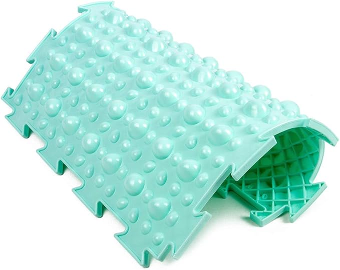 Sensory Mat Module Set of Massage Game Mats Orthopedic Massage Puzzle Floor Mats (Light-Colored)