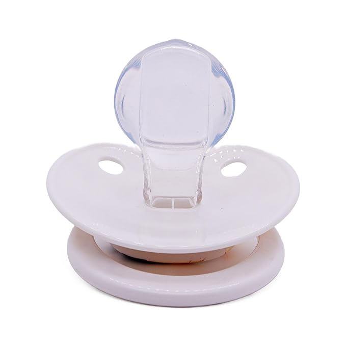 Adult Pacifier for Anxiety: Cute Paci Large Shield for Sleep - Handle Binky with Pacifier Clips