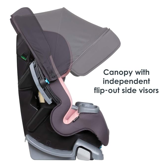 Baby Trend Cover Me 4 in 1 Convertible Car Seat Bundle, Vespa and Quartz Pink, 18.25 Inch