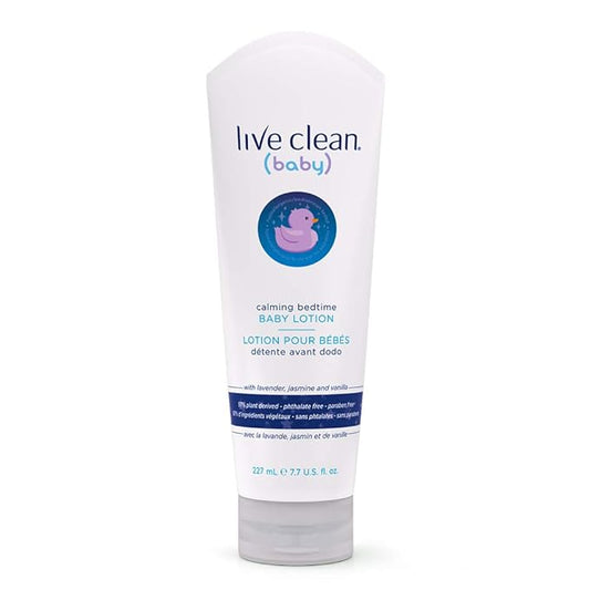 Live Clean Baby Lotion, Calming Bedtime, 7.7 Oz