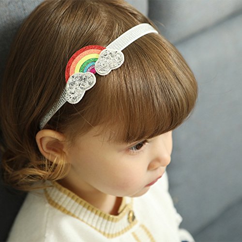 Baby Rainbow Cloud Headband Girls Hair Clips Pin Cloud Hair Band BBG17 (-Rainbow Cloud-)