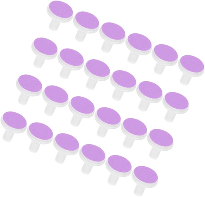 Baby Electric Nail File Replacement Pads 24 Pcs Nail Grinding Heads for Infant Toddler Electric Trimmer Sandpaper Pads Safe Gentle Use