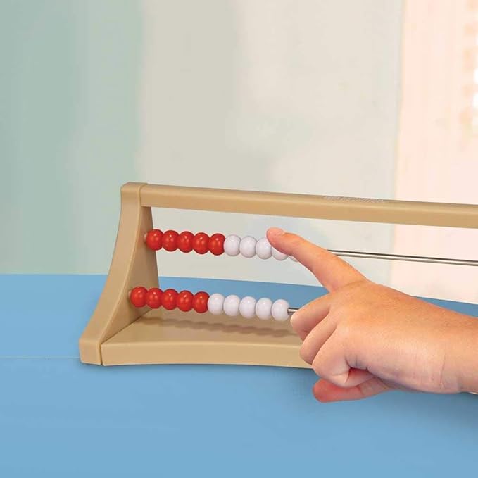 hand2mind Demonstration 20 Bead Rekenrek Classroom Set, Abacus for Kids Math, Math Manipulatives Kindergarten, Counting Rack for Kids, Counters for Kids Math, Kids Educational Toys (Set of 26)