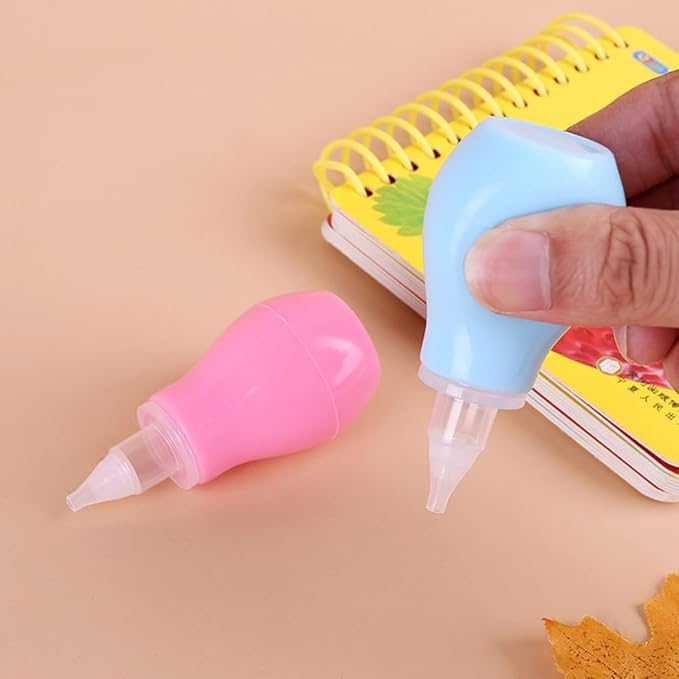 ibasenice 4-Pack with Soft Spout for Mucus Removal and Congestion Relief Portable Cleaner for Newborns and Infants