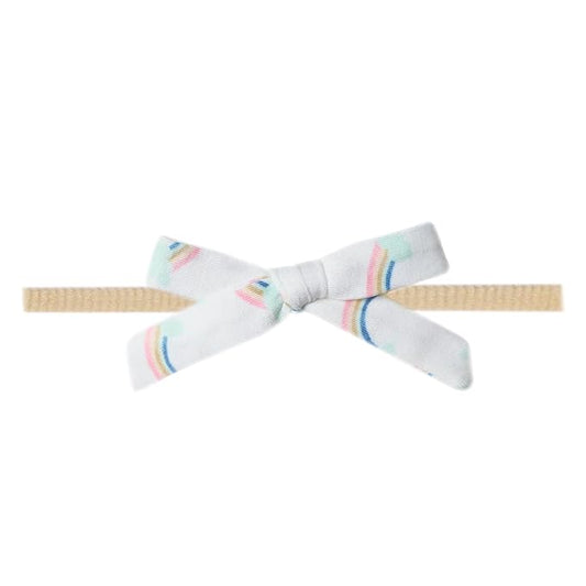 Copper Pearl Ribbon Baby Bow Daydream