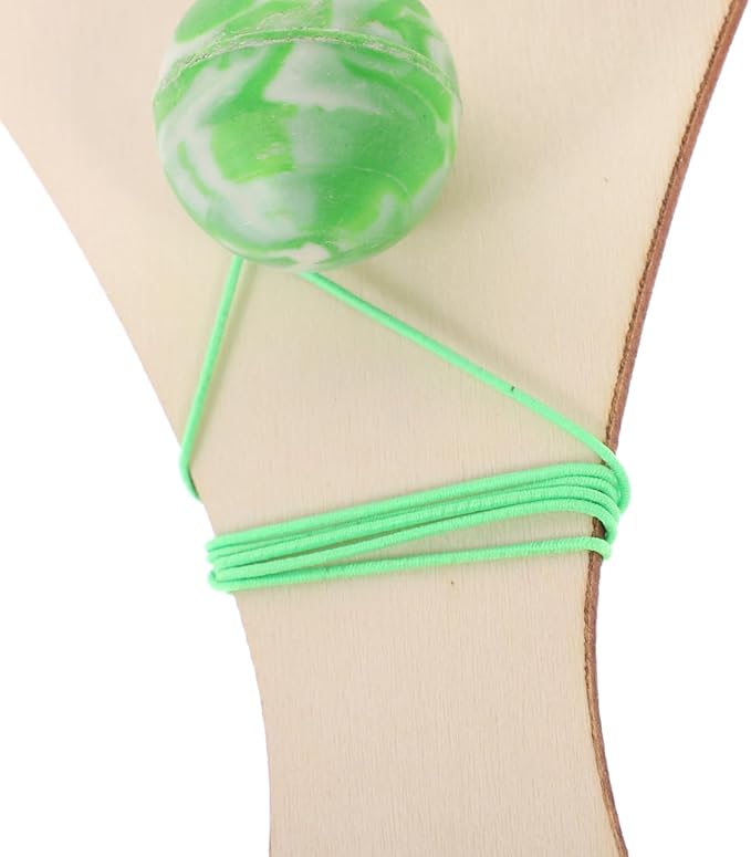 Toyvian Wood Paddle Ball Toy Set for Kids 24 DIY Hand-Painted Paddles Indoor Outdoor Paddle Toss Balls for Early Childhood Education Parent-Child Activities Coordination Development