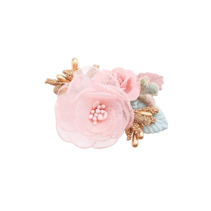 Flower Hair Clips Set-Cherrboll 3pcs Floral Hair Bow Accessories for Baby Girl Toddles Teen Gifts