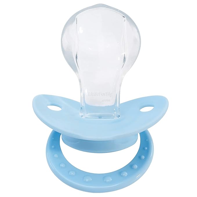 Littleforbig Smallshield Adult Sized Pacifier Blue