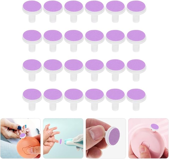 pcs Baby Electric Nails File Pads,Electric Nail Trimmer Replacement Pads,Nails Grinding Heads,Baby Nail Trimmer Replacement Pad