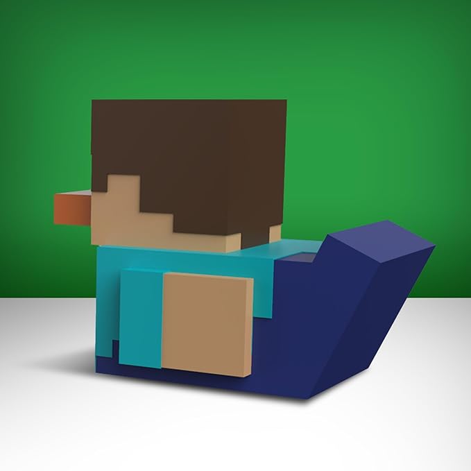TUBBZ First Edition Steve Collectible Vinyl Rubber Duck Figure - Official Minecraft Merchandise - TV, Movies & Video Games