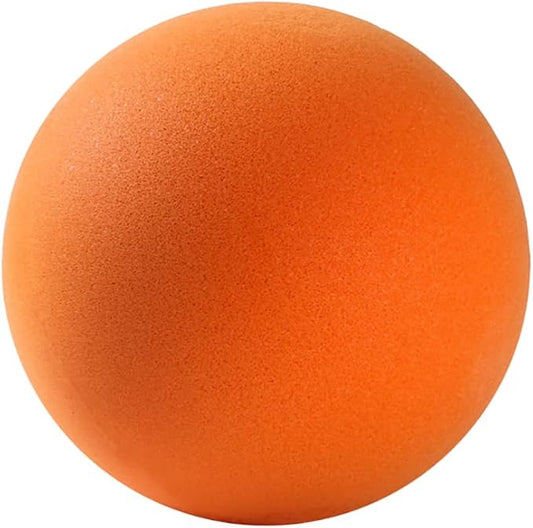 Surakey 10 inch Elastic Ball Mute Silent Bouncy Ball Dodge Game Clapping Ball with Mesh Bag Children Low Noise Basketball Training Parent Child Interaction Outdoor Sports - Orange 25CM