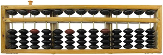 Ruilogod Classic Calculating Tool Wooden Frame Japanese Soroban Abacus