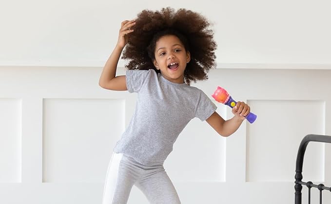 DreamWorks Gabby's Dollhouse Toy Microphone for Kids, Musical Toy for Girls with Built-in Music