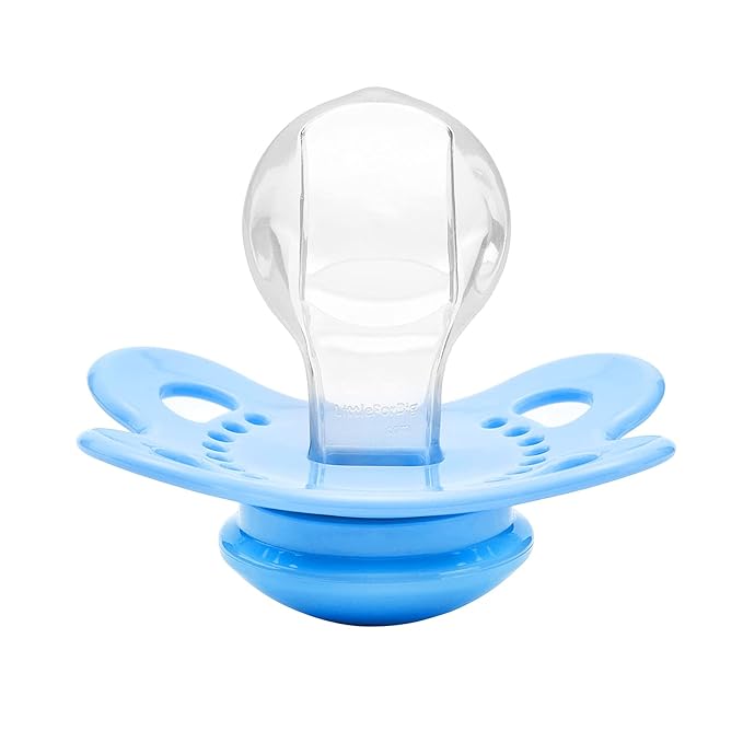 LittleForBig Bigshield Generation-3 Big Sized Pacifier 3 Paci Pack - Pink, Blue, Purple