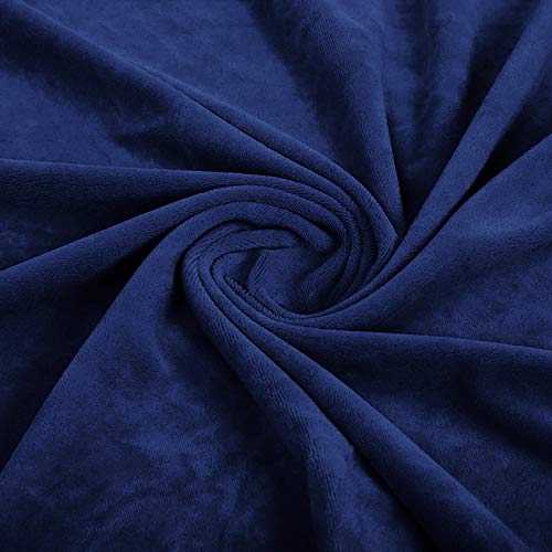 American Baby Company Heavenly Soft Chenille Fitted Pack N Play Playard Sheet 27" x 39", Warm and Cozy Chenille Pack and Play Sheet, Navy, for Boys and Girls, Fits Most Mini Crib Mattresses