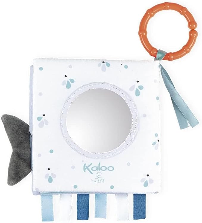 Janod Kaloo My First The Sad Whale Activity Book with Soft Cloth Pages and Textured Shapes- Learn About Feelings Ages 0+