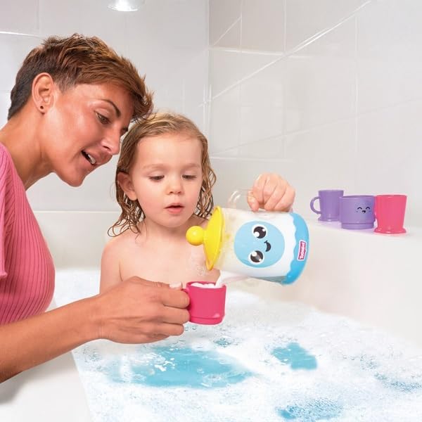 Toomies Bubble & Brew Bath Set, Foaming Teapot, Imaginative Bath Toy, Promotes Fine Motor Skills, For Ages 18 Months and Above