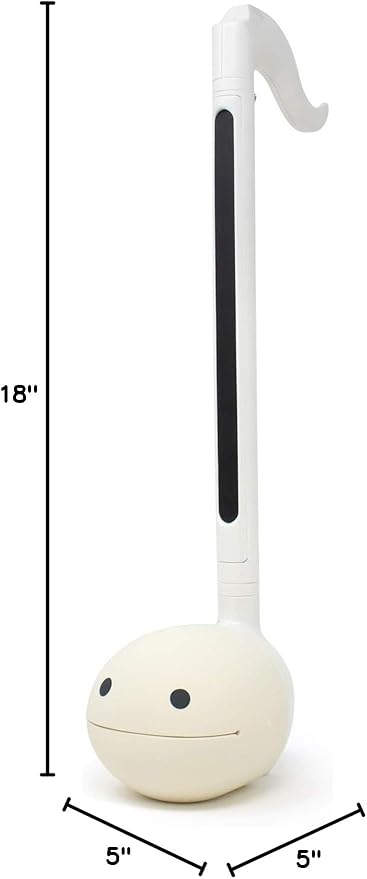 Otamatone Deluxe [Japanese Edition] Electronic Musical Instrument Synthesizer from Japan by Cube / Maywa Denki, White