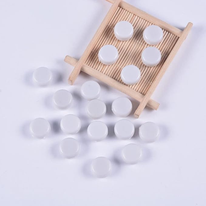 Baby Tots Baby Rattles 100 Pcs Toy Rattle Box Repair Pet Toy Noise Maker Insert Squeaker Plastic Ring Box Repair Fix for Pet Dog White 20mm