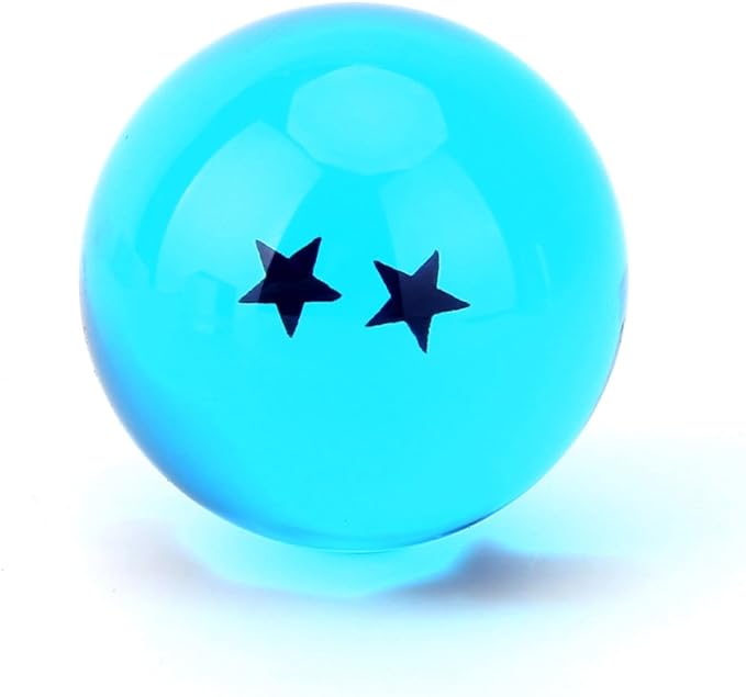 Boxtree Children Toy New Gift Box Set of 7pcs Ball Z 43mm/1.7" Stars Crystal Ball (Blue)