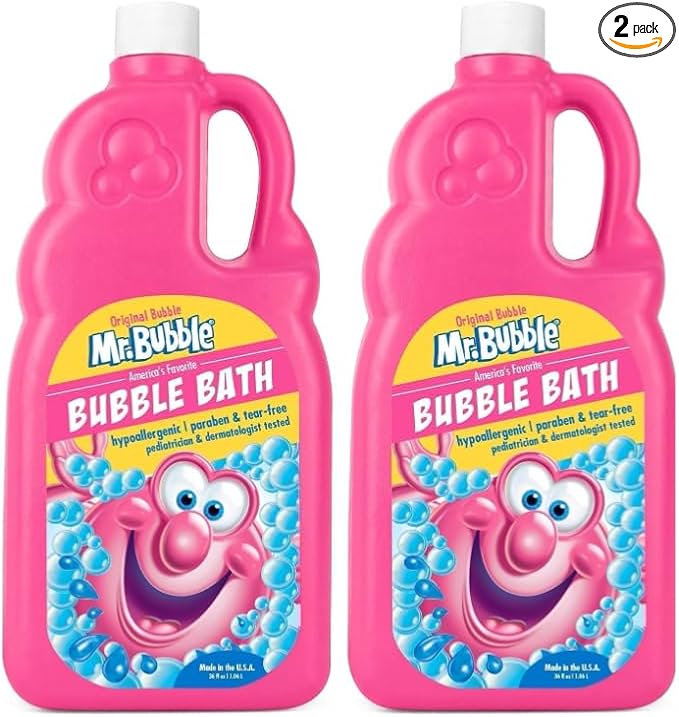 B'ubble Original Hypoallergenic B'ubble Bath - Tear-Free Formula for Long-Lasting B'ubbles Ideal for Kids, Toddlers, and Adults 36 fl oz Each (Pack of 2)