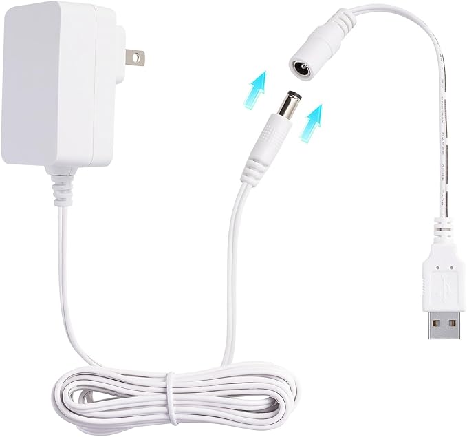 CSDWELL Baby Swing Power Cord USB,Baby Swing Charger USB,Compatible with Ingenuity Swing for InLighten,InLighten Soothing,Anyway Sway,ConvertMe,Swing n Go Deluxe,SimpleComfort,Cozy Spot,Every Season