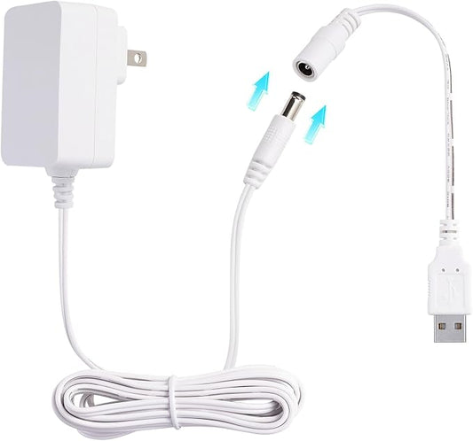 CSDWELL Baby Swing Power Cord USB,Baby Swing Charger USB,Compatible with Ingenuity Swing for InLighten,InLighten Soothing,Anyway Sway,ConvertMe,Swing n Go Deluxe,SimpleComfort,Cozy Spot,Every Season