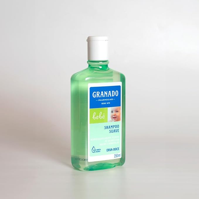 Granado Linha Bebe Shampoo Bebe Erva Doce 250 Ml Baby Collection - Fennel Baby Shampoo 8.45 Fl Oz