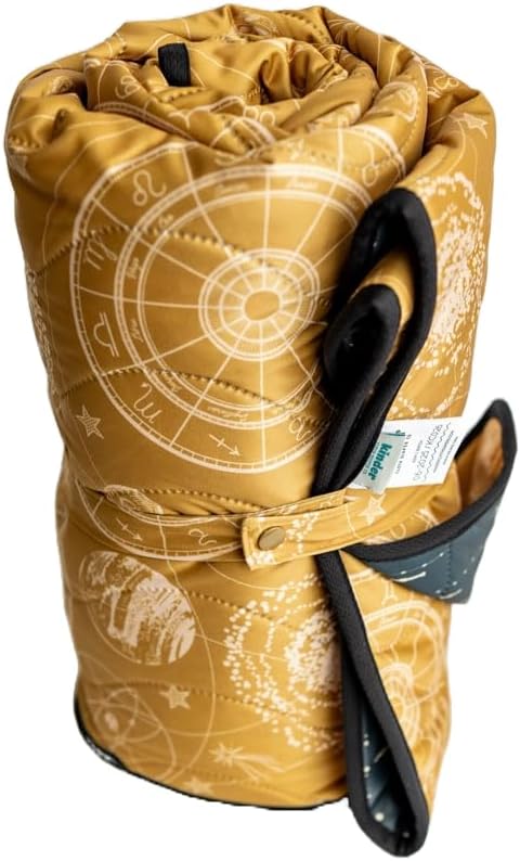 Kinder Cloth Diaper Co Adventure Play Mat - Machine Washable, Reversible, Water-Resistant, Quilted Blanket