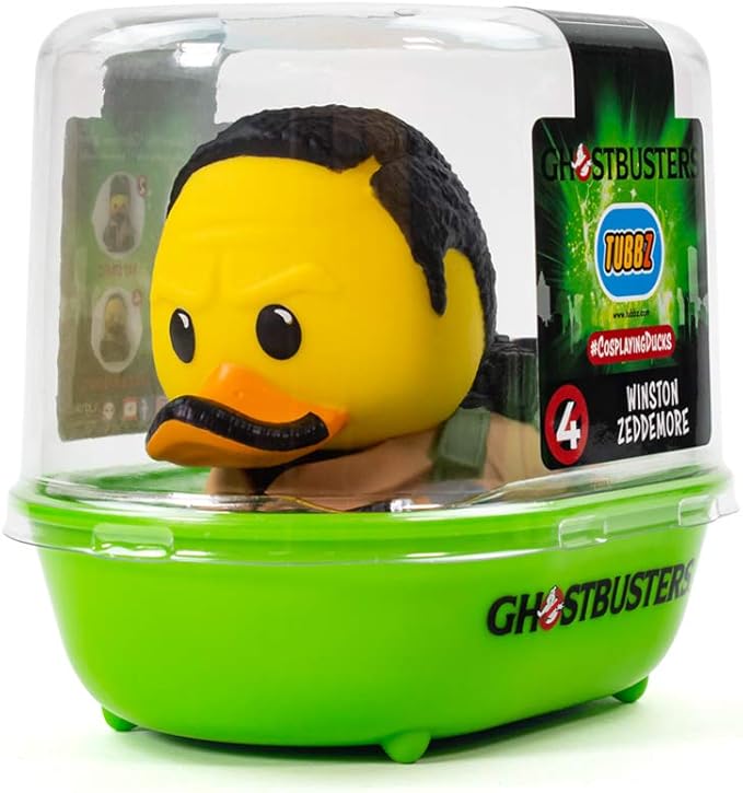 TUBBZ First Edition: Ghostbusters - Winston Zeddemore Cosplaying Rubber Duck Vinyl Figure