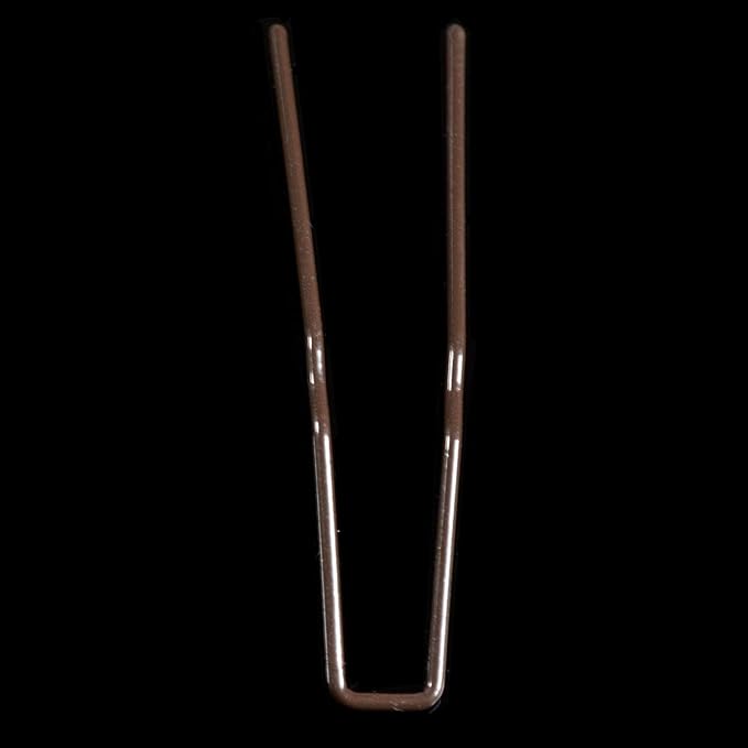 Hairpins for Bun ROCST Bobby Pins Clips for Ballet Woman girl Hairdressing salon 24pcs (2.5 inch, Brown 24pcs)