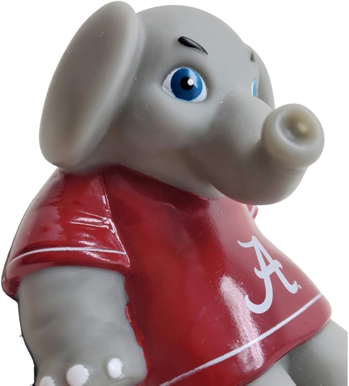 Alabama Crimson Tide (Big Al) Collegiate Bathtub Toys - Officially Licensed NCAA Team Mascots, Authentic Sports Memorabilia, Novelty Rubber Ducks (University of Alabama)