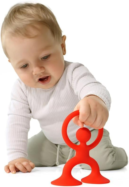Fat Brain Toys Noogi by MOLUK - Red -New/PreOrder - Noogi by MOLUK - Red Baby Toys & Gifts for Ages 0 to 1