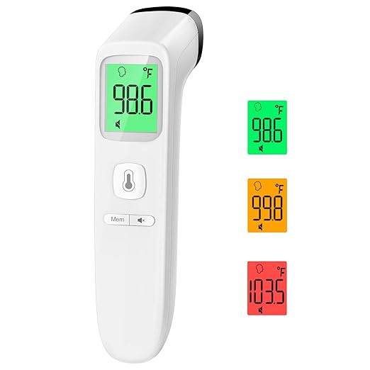 Forehead Thermometer for Adults and Kids - 202 White & 2000 White