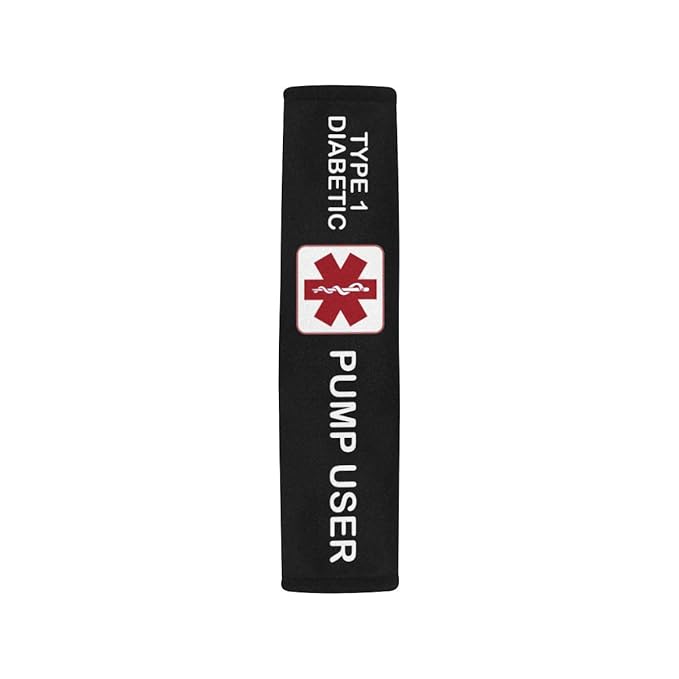 Type 1 Diabetic Pump User Seat Belt Cover Medical Alert Seat Belt for Kid Best Gift for Children
