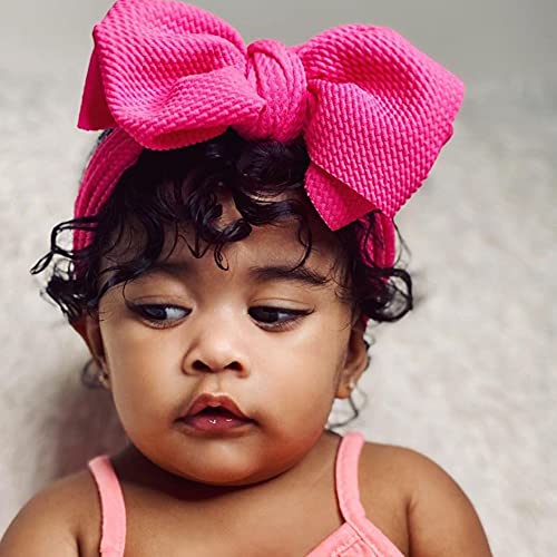 Baby Headbands for Girls Nylon Hair Bows Turban Knotted Headwraps for Newborn Infant Toddlers Kids (PR20)