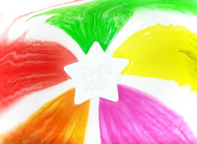 Large Star Bath Bomb, Magically Creates Rainbow Special Effect, Birthday Gifts for Children, Toddlers, Boys & Girls, Moisturising Fun Bath Toy, Vegan Friendly & Cruelty Free